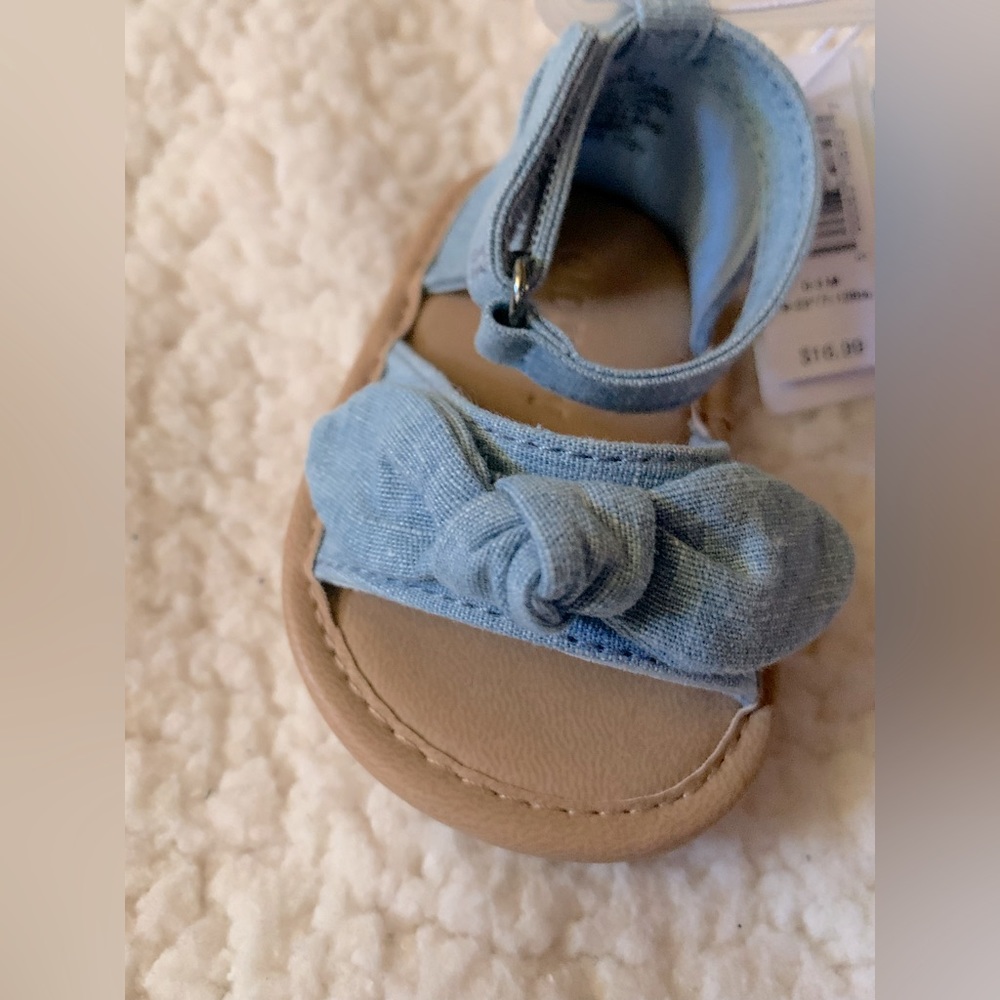 Old Navy Denim Infant Sandals Brand New